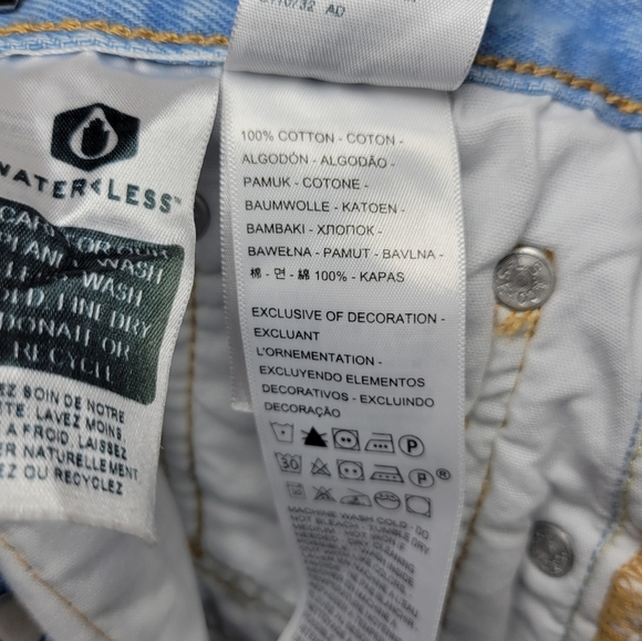 Levi’s 501 High-Rise Button Fly Denim Shorts Size 25 Premium - Picture 4 of 6